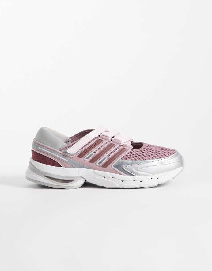 adidas Originals - Adistar Control 5 - Zapatillas de deporte blancas y rosas estilo merceditas