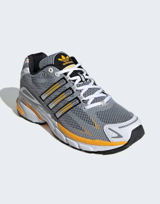 adidas Originals - Adistar Cushion - Schoenen in wit, zwart en geel