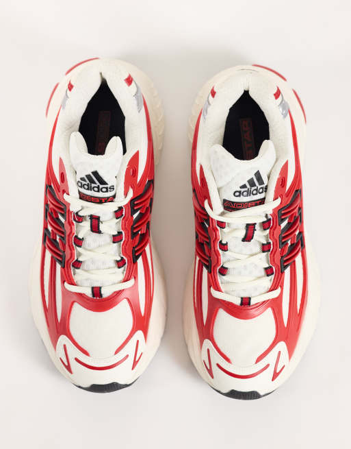 adidas Originals Adistar XLG 2.0 in Weiß und Rot, 2 von 5