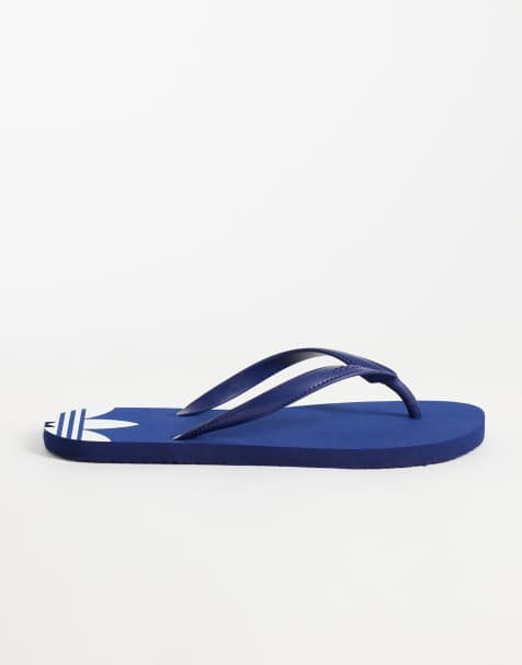 adidas Originals adisun flipflops in navy - view 1