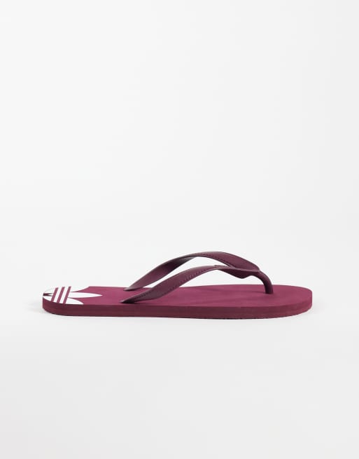 adidas Originals adisun Sandalen in Burgunderrot, 2 von 4