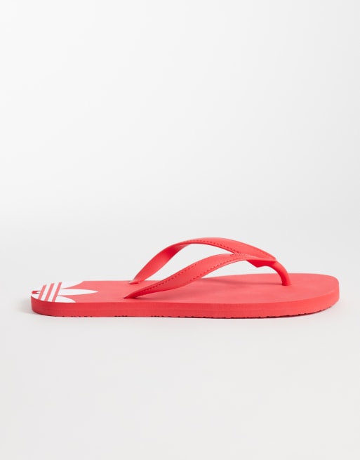 adidas Originals – adisun – Zehenstegsandalen in Rot, 2 von 4