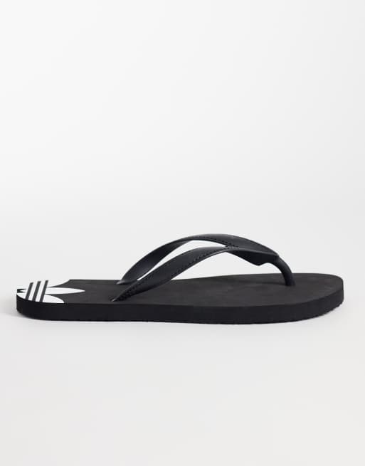 adidas Originals – adisun – Zehenstegsandalen in Schwarz , 2 von 4