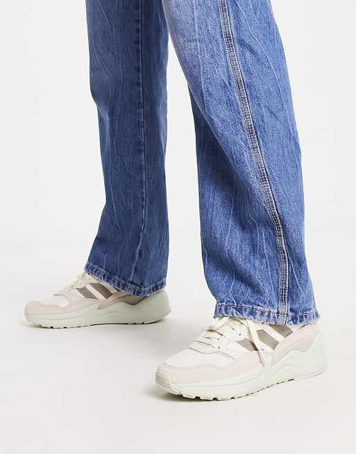 adidas Originals - Adisuper - Sneakers rosa pallido con dettaglio bordeaux
