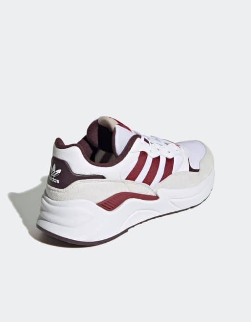 Adidas yung store maroon trainers