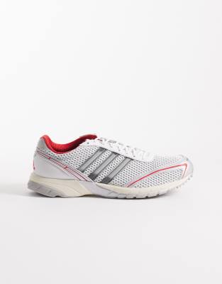 Originals - Adizero Adios OG - Sneaker in Weiß und Rot Weiß 42 2/3