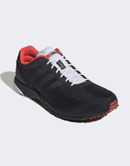 adidas Originals – Adizero Adios – Svarta, vita och orange skor
