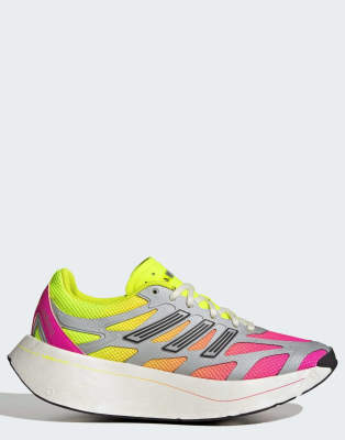adidas Originals - Adizero Aruku - Schuhe in Shock Pink / Solar Yellow-Rosa