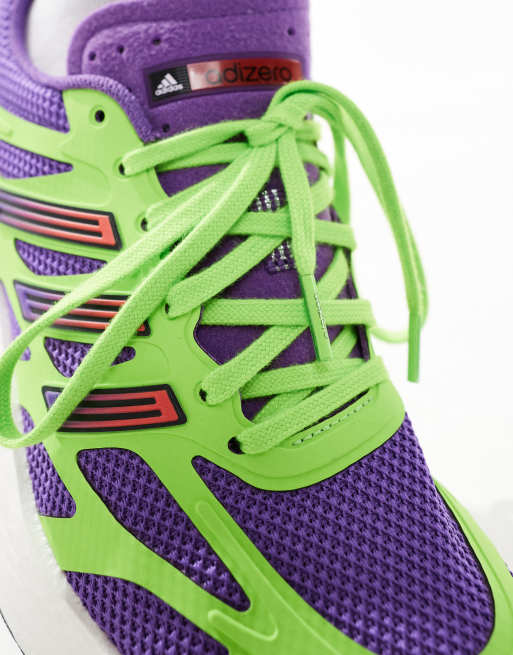 adidas Originals Adizero aruku shoes in active purple