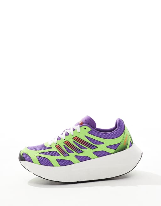adidas Originals Adizero aruku shoes in active purple