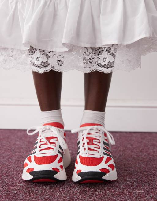 adidas Originals Adizero Aruku sneakers in red