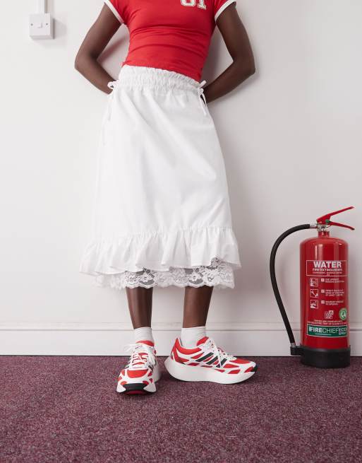 adidas Originals Adizero Aruku sneakers in red