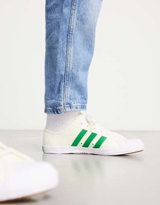 adidas Originals Adria trainers white and green