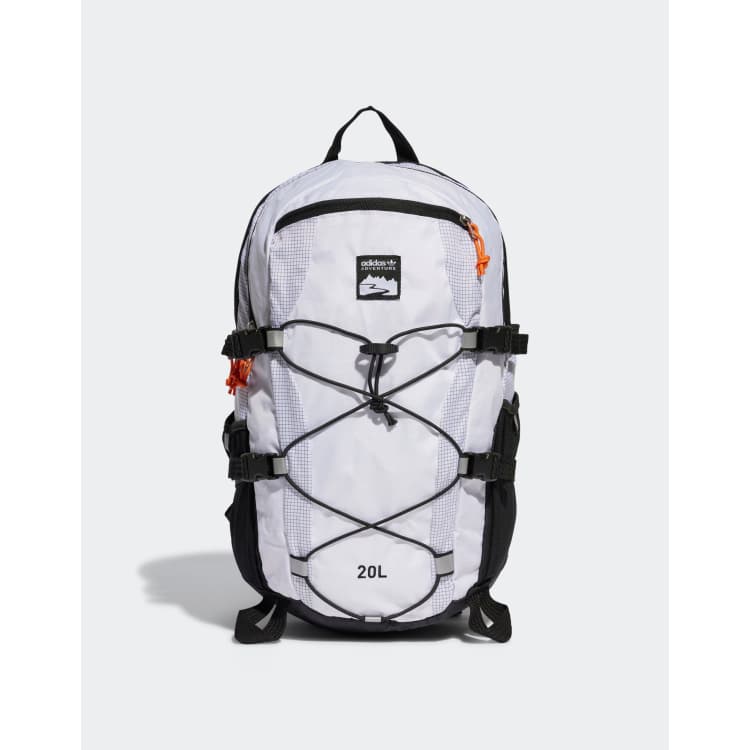 adidas Originals Adventure 20L backpack in white ASOS