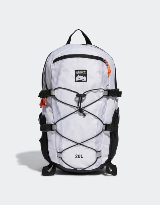 adidas Originals Adventure 20L backpack in white ASOS