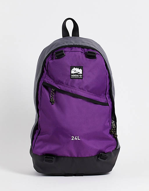  adidas Originals Adventure backpack in purple 
