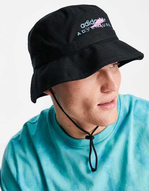 adidas Originals adventure booni bucket hat in black | ASOS