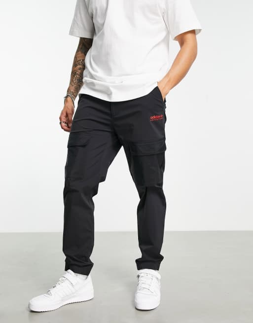 adidas Originals – Adventure – Cargo-Hose in Schwarz