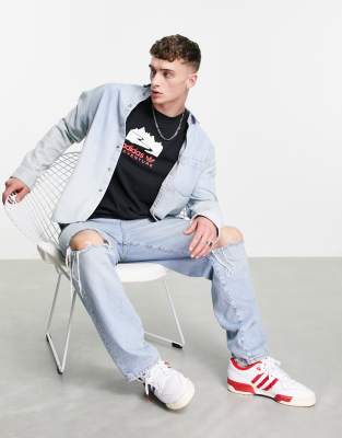 adidas ripped jeans