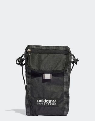 adidas Originals Adventure cross body bag in black