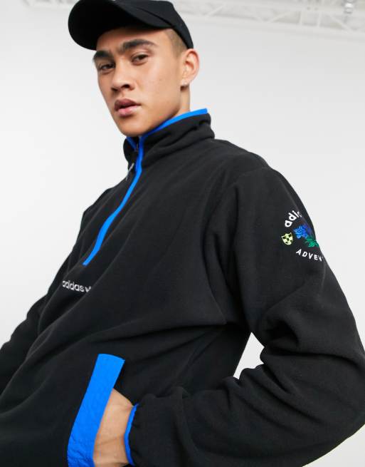 Adidas originals adventure half zip fleec sale