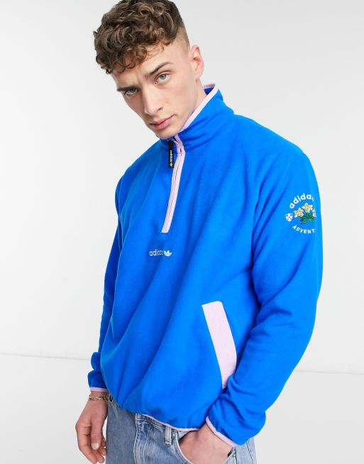 Adidas adventure half zip fleece hot sale