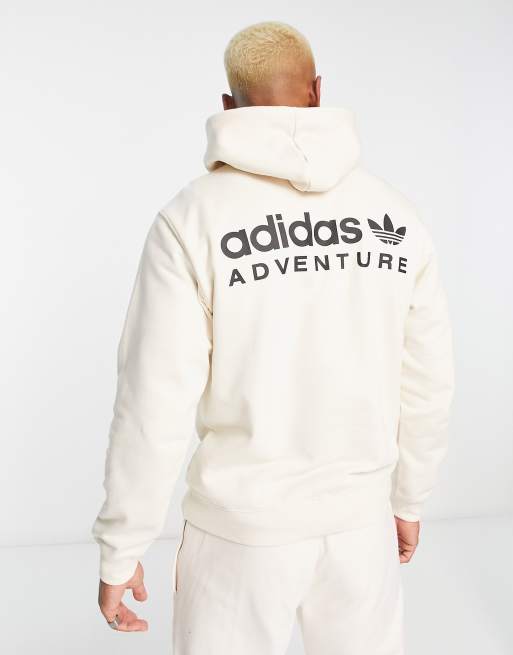 adidas Flower Print Full-Zip Hoodie Set - White