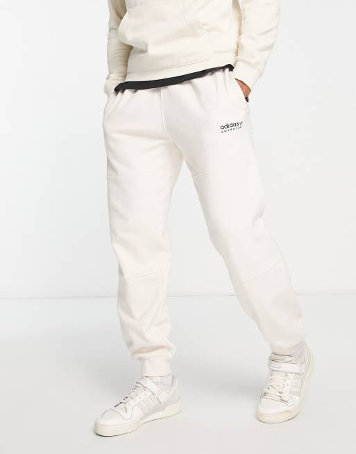 adidas Originals - Adventure - Joggingbroek met logo in wonderlijk wit