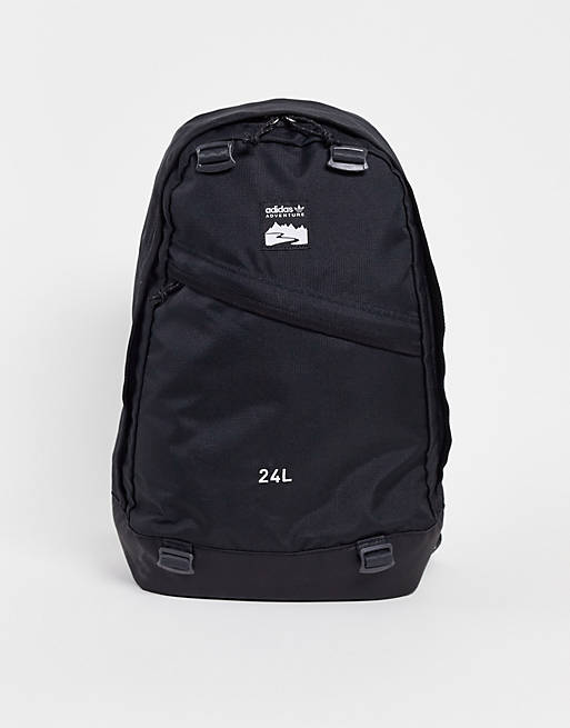 Men adidas Originals Adventure logo backpack in black 