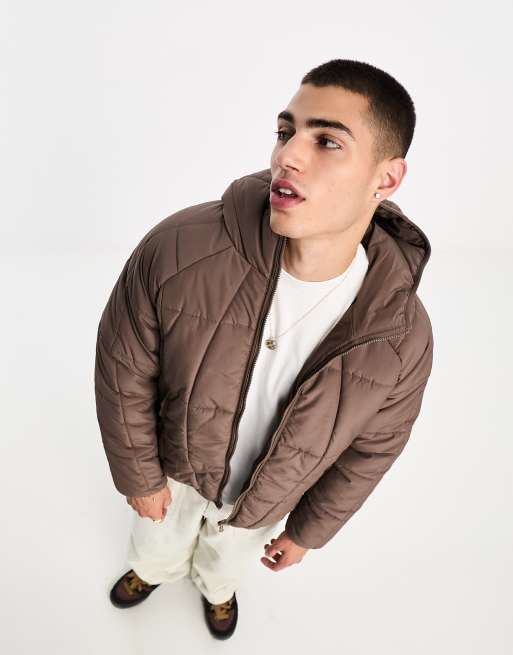 Brown cheap adidas jacket