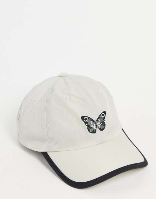 adidas Originals - Adventure - Pet in grijs met vlinderafbeelding