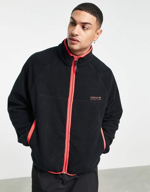 adidas Originals - Adventure - Sort 1/4 fleecetrøje