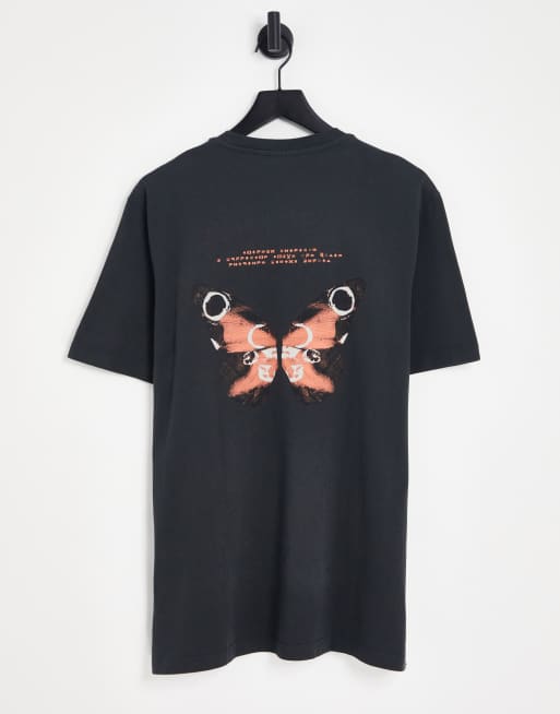 adidas Originals – Adventure – T-Shirt in Schwarz mit Tasche und Rückenprint