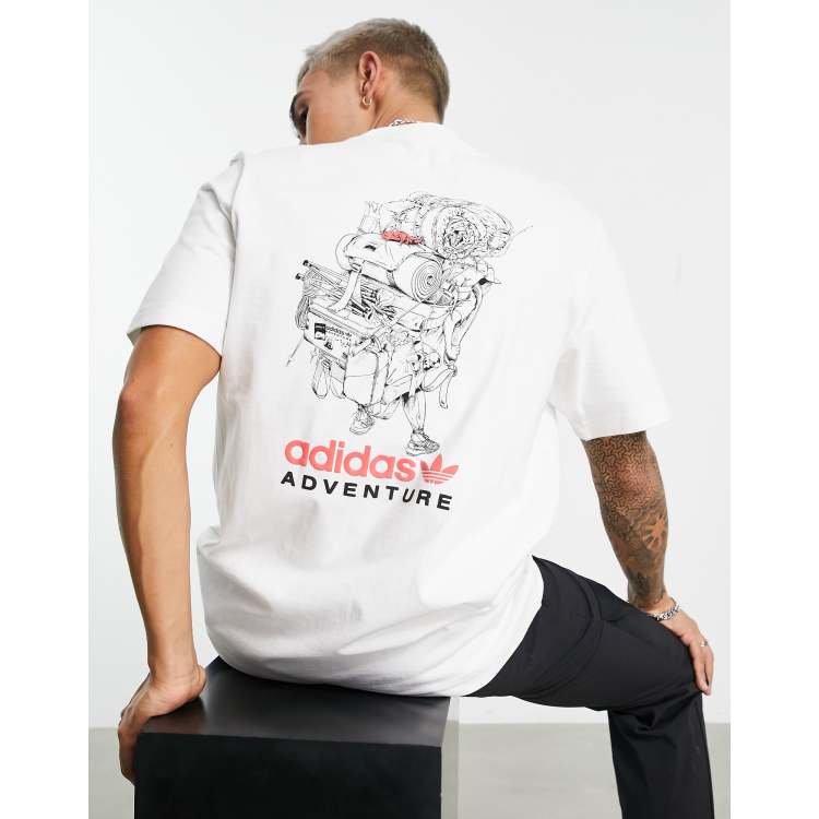 ◆addias Originals◆Adventure バックロゴTシャツ 送料込 adidas tシャツ アディカラー クラシックス バック+フロント