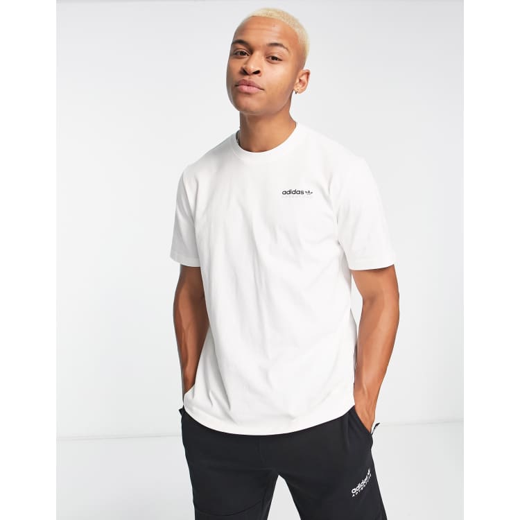 Adidas originals white store t shirt