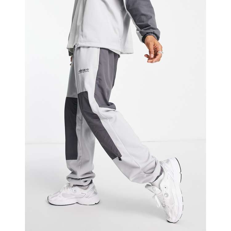 Adidas grey best sale track pants