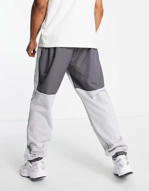 Adidas track pants gray hot sale