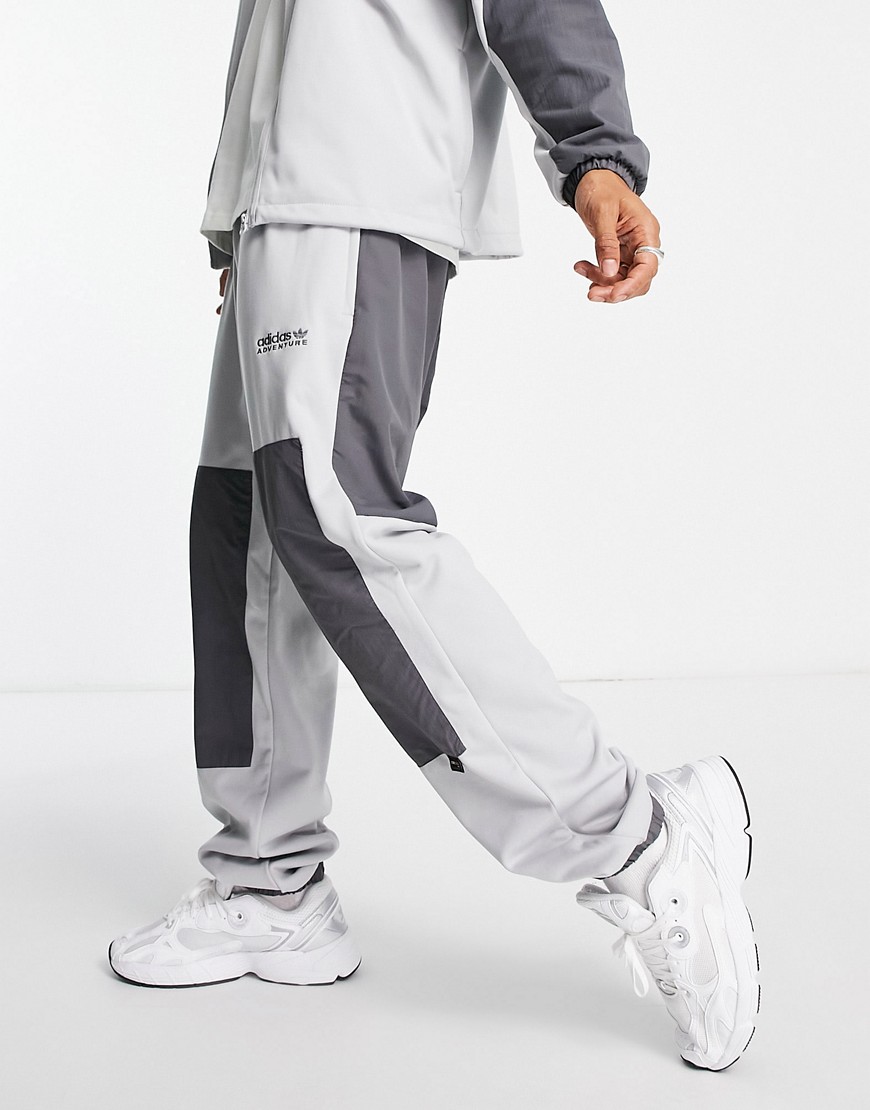 adidas Originals Adventure trackpants in grey