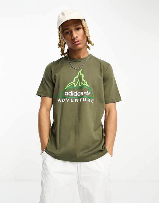 Olive green 2024 adidas t shirt