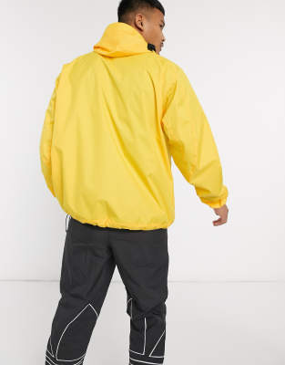 adidas windbreaker gold