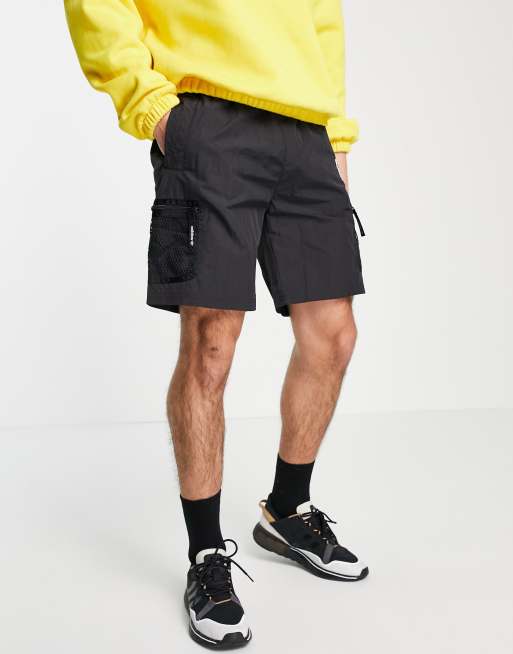 adidas Originals adventure woven shorts in black