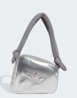 adidas Originals Airline bag in silver metallic