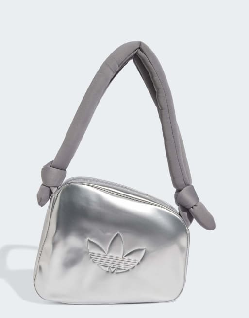 adidas Originals - Airline - Borsa color argento metallizzato