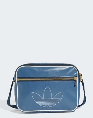 adidas Originals – Airliner – Ljusblå och mörkblå, liten väska - view 1