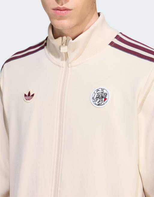 adidas Originals Ajax amsterdam terrace icons track top in halo