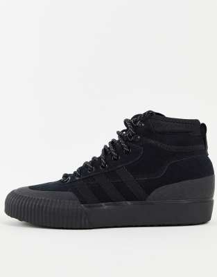 hi top black adidas