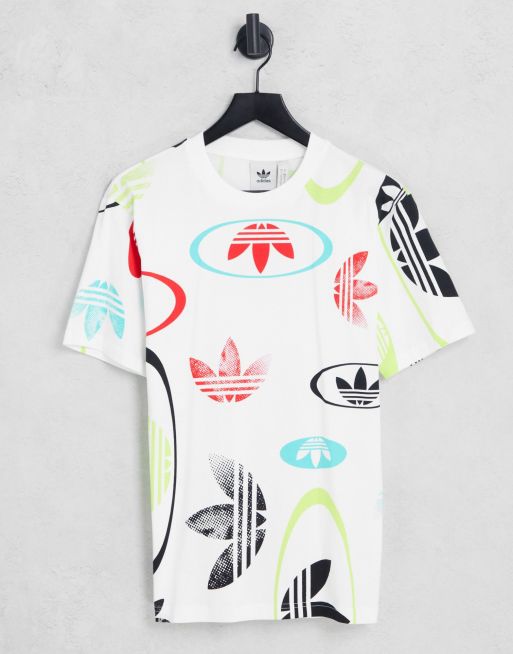 adidas Originals City Trefoil Los Angeles T-shirt in white with back print