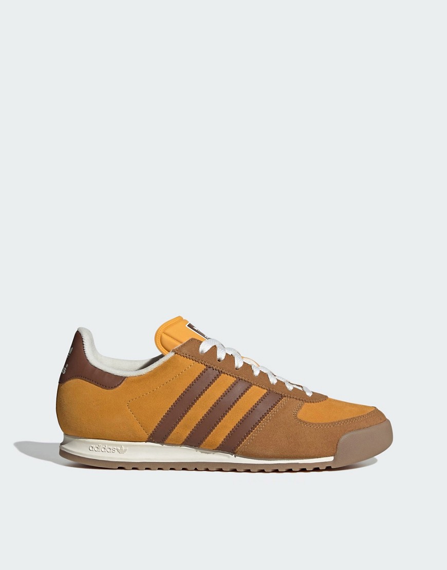adidas Originals All Team trainers in preloved yellow