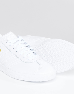 adidas gazelle all white