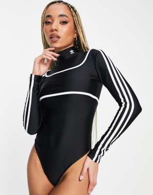 adidas single sleeve bodysuit